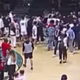 Tortillas were flying in the air at a high schoool basketball game.